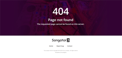 Error page